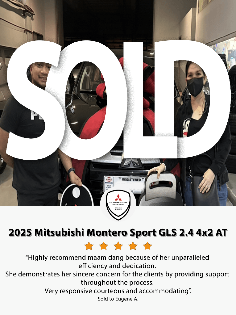 2025 Mitsubishi Montero Sport GLS AT