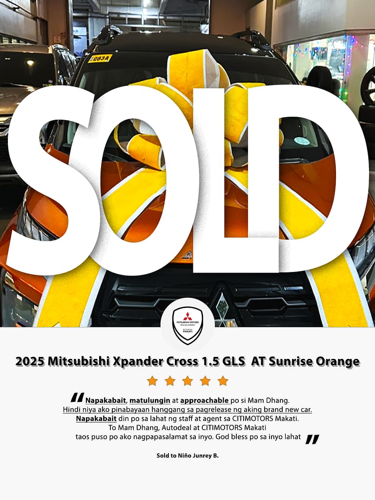 2025 Mitsubishi Xpander Cross twotone Sunrise Orange